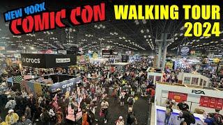 New York comic con 2024  -Show Floor Walkthrough - Full Tour - 4k