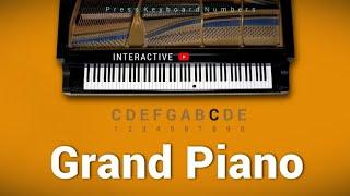 YouTube Grand Piano - Play it on YouTube with your number keys