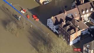 Weather Events 2020 - Flood barriers give way (UK) - BBC -  27th February 2020