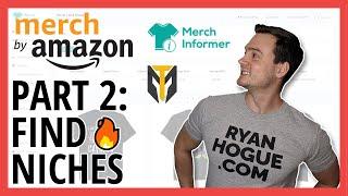 (Part 2) Find Profitable Amazon Merch Niches w/  Research Tools: Merch Informer + Merch Titans