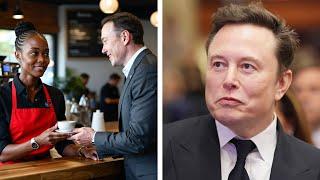 Black Waitress FIRED for Helping Elon Musk – You Won't Believe What Happened Next!