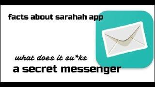 some facts about sarahah app.