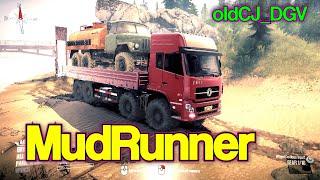 SpinTires-MudRunner-Recovering a truck