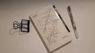 나만의 미도리 노트 만들기 | midori md notebook | drawing