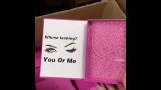 Custom Eyelash Packaging Boxes With Private Label Logo From Eyelash Vendors Evanna Lashes