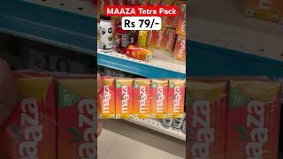 MAAZA Tetra Pack in Dmart #maaza #tetra #pack #dmart #shorts #viral #trending