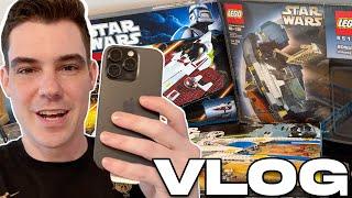 Lots of LEGO Star Wars & Unboxing My iPhone 16 Pro! (MandR Vlog)