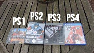 PS1 VS PS2 VS PS3 VS PS4 GAME COVERS! (COMPARISON)