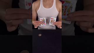 Unbelievable and amazing card magic trick tutorial  #shorts #viral