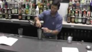 American Bartending School Students Practice