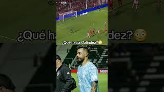 lo que hizo Hernán Galíndez en un penal, algo peculiar la estrategia del arquero ecuatoriano #futbol