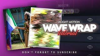 Wave Wrap effect tutorial in Alight motion. 