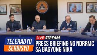 LIVE: NDRRMC holds press briefing on preparations for STS Nika | 10 November 2024