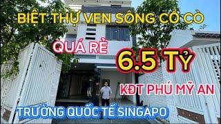 Nhà Phố Ngũ Hành Sơn, Đà Nẵng (T2)| Biệt Thự 3 Tầng Ven Sông Cổ Cò, KĐT Phú Mỹ An, 150m2