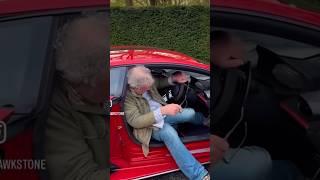 Jeremy struggles to get in the car #jeremyclarkson #farming #topgear #british #clarksonsfarm #uk