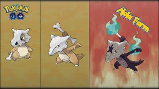 Pokemon Go: Evolving Cubone into Marowak & Preview of Alola Marowak