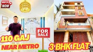 3 bhk flat in uttam nagar, 3 bhk flat near metro station, gaurav homes