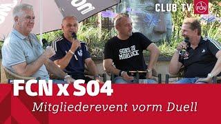 FCN x S04 - Geselliger Abend unter Freunden | UnserClub | 1. FC Nürnberg