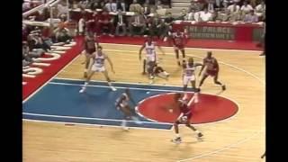 Michael Jordan Smooth Pass 1989 ECF Game 1