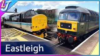 Two Class 47's & Class 37 at Eastliegh (Trainspotting)