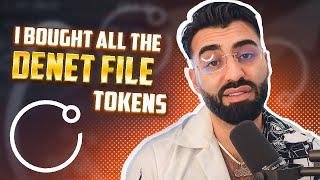 HOW MUCH DENET FILE TOKEN DID I JUST BUY?! | THIS IS THE FUTURE OF DATA STORAGE IN CRYPTO!!