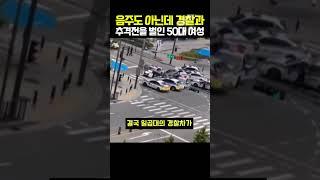 경찰과 김여사의 추격전