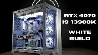 ️ WHITE ️ PC Build | Intel Core i9-13900K | RTX 4070 | Lian Li O11 Dynamic EVO