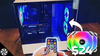 BEST RGB Fans for NZXT PC CASE?! | GIM KB-28 RGB Case Fans Review [2021]