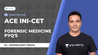 [Ace-INI-CET] Forensic Medicine PYQ's | Dr. Vishwajeet Singh