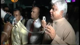 News 1st : MP Arjuna Ranatunga meets protesting Hambantota Port employees