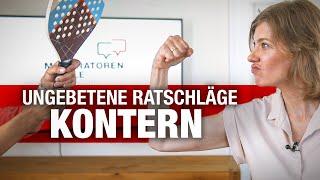 Umgang mit Besserwissern I So reagierst du souverän auf ungebetene Ratschläge | Nicole Krieger