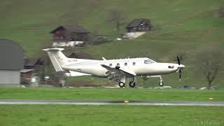 Pilatus PC-12 NG - Dead Stick Landing