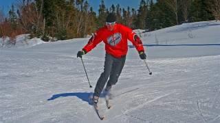 Improving your telemark turn on cross country skis
