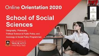 Geography, Philosophy, Political Science and Sociology/Social Policy | Online Orientation 2020