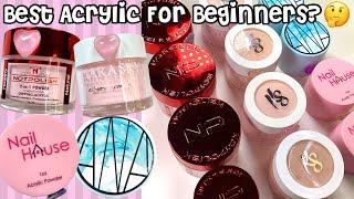 RANKING WHICH POPULAR ACRYLIC POWDERS are the BEST for Beginners??