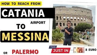 How to travel from #catania  to #messina  or #palermo for FREE #internationalstudents #studyinitaly