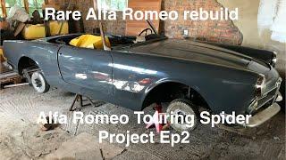 Rebuilding my rare 1960 Alfa Romeo Touring spider EP2 - 12 year restoration update