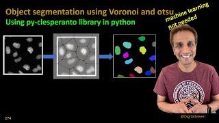 274 - Object segmentation using voronoi and otsu