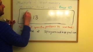 Spicy Crocodile Tutoring - Learn to Multiply 15x13 in your head