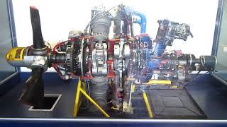 Pratt & Whitney R-2800 Double Wasp Radial Aircraft Engine Cutaway at the USS Midway on July 12, 2020