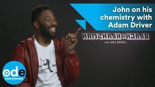 BlacKkKlansman: John David Washington on his chemistry with Adam Driver