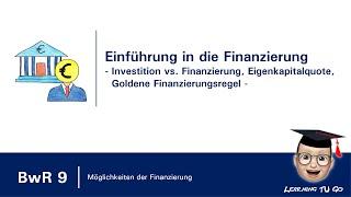 BwR 9 | Einführung in die Finanzierung