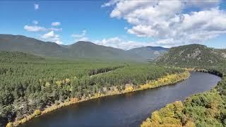 Бурятия. Баргузинский район. Осень в Баргузинской долине.