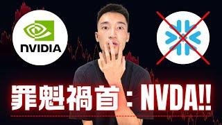 饒了我吧Nvidia!!! Snowflake慘遭巴菲特拋售股價崩潰：買進機會！？ 虧損的罪魁禍首是NVDA!?!?