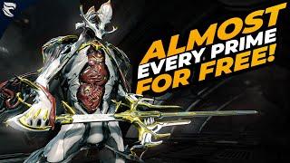 How to farm ALMOST every prime Warframe for FREE (Prime Resurgence)