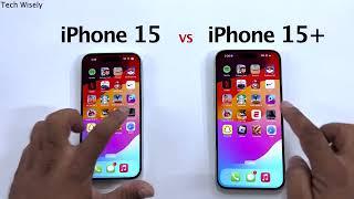 iPhone 15 vs 15 Plus - Speed Performance Test