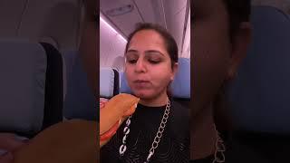 What I ate on flight from Delhi to Paris #shorts #whatiate