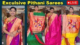 Latest Paithani Sarees With Prices | Teja Sarees |@brideessentials #pithani #saree