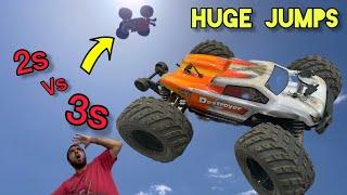 Most durable RC car-3s power-Big Ramp! What could happen? HBX 16890