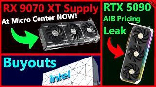 AMD RX 9070 XT Supply Leak, Nvidia RTX 5090 AIB Price, Intel Buyout |Asianometry| Broken Silicon 293